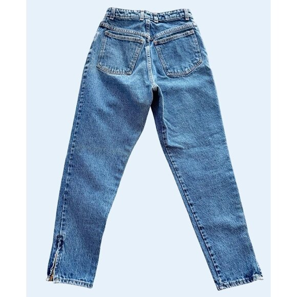 Vintage GAP Ankle Zip Hi Rise Straight Leg 1990s Jeans Size 24 - Picture 5 of 7